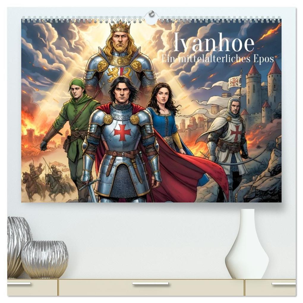 Ivanhoe - Ein mittelalterliches Epos (hochwertiger Premium Wandkalender 2027 DIN A2 quer) Kunstdruck in Hochglanz