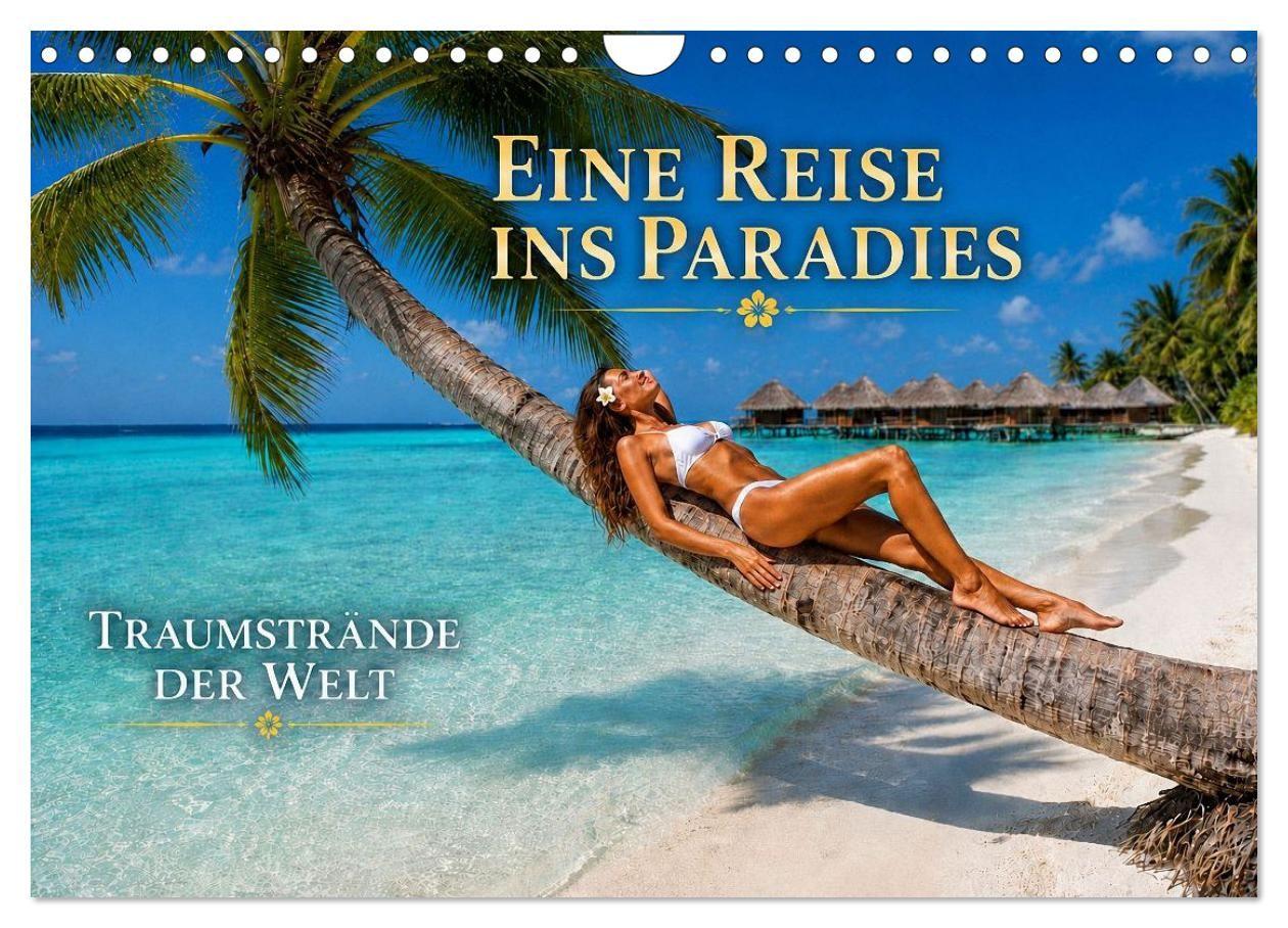 Eine Reise ins Paradies Traumstrände der Welt (Wandkalender 2027 DIN A4 quer) CALVENDO Monatskalender