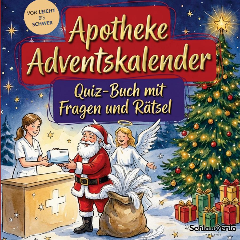 Apotheke-Adventskalender: Quiz-Buch mit Fragen und Rätsel