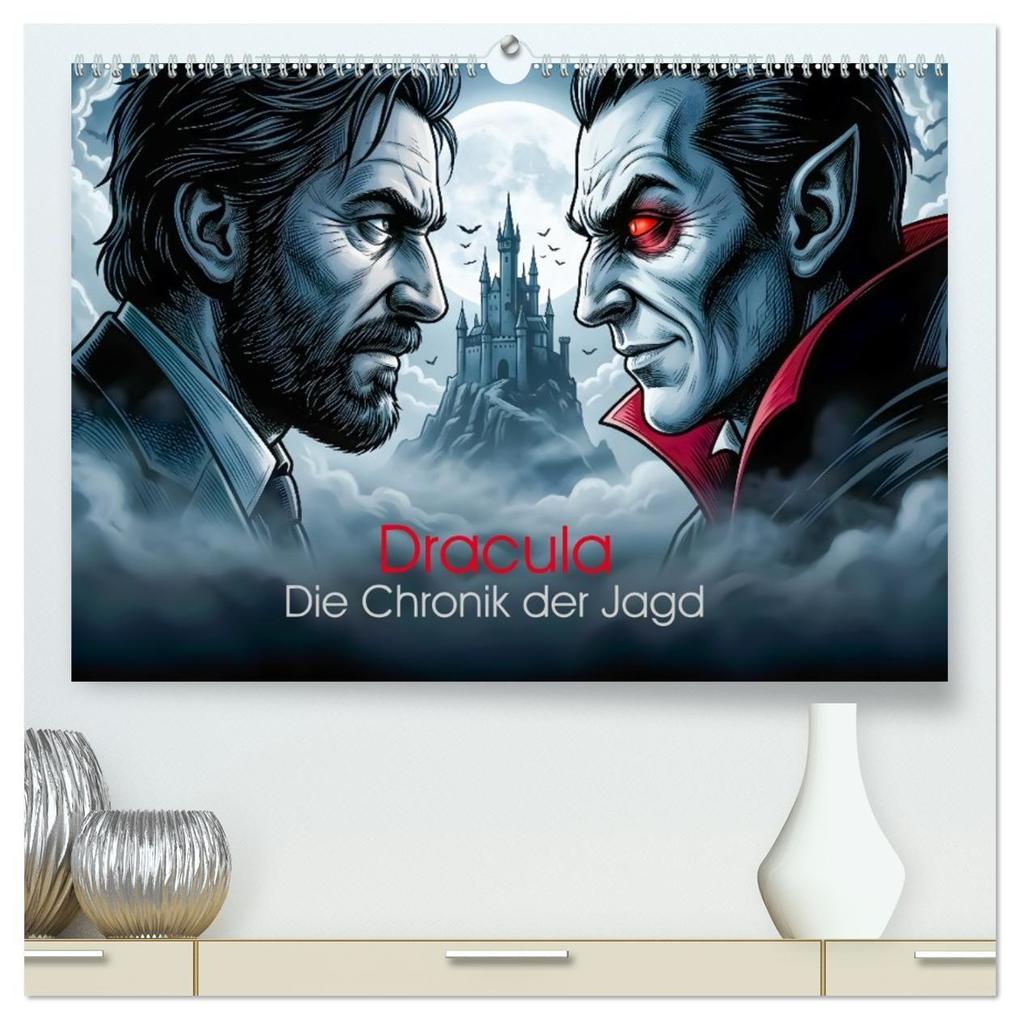 Dracula - Die Chronik der Jagd (hochwertiger Premium Wandkalender 2027 DIN A2 quer) Kunstdruck in Hochglanz
