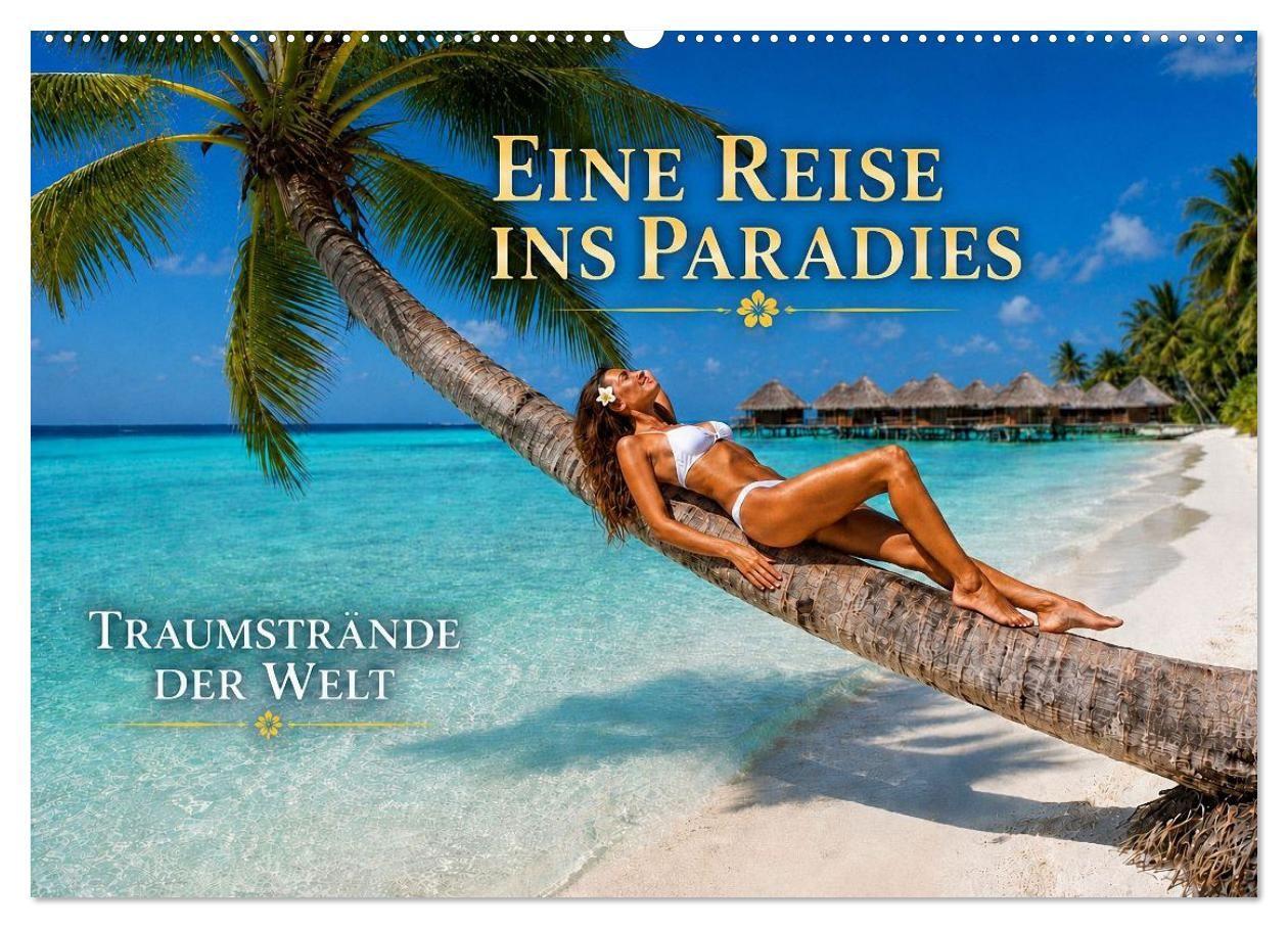 Eine Reise ins Paradies Traumstrände der Welt (Wandkalender 2027 DIN A2 quer) CALVENDO Monatskalender