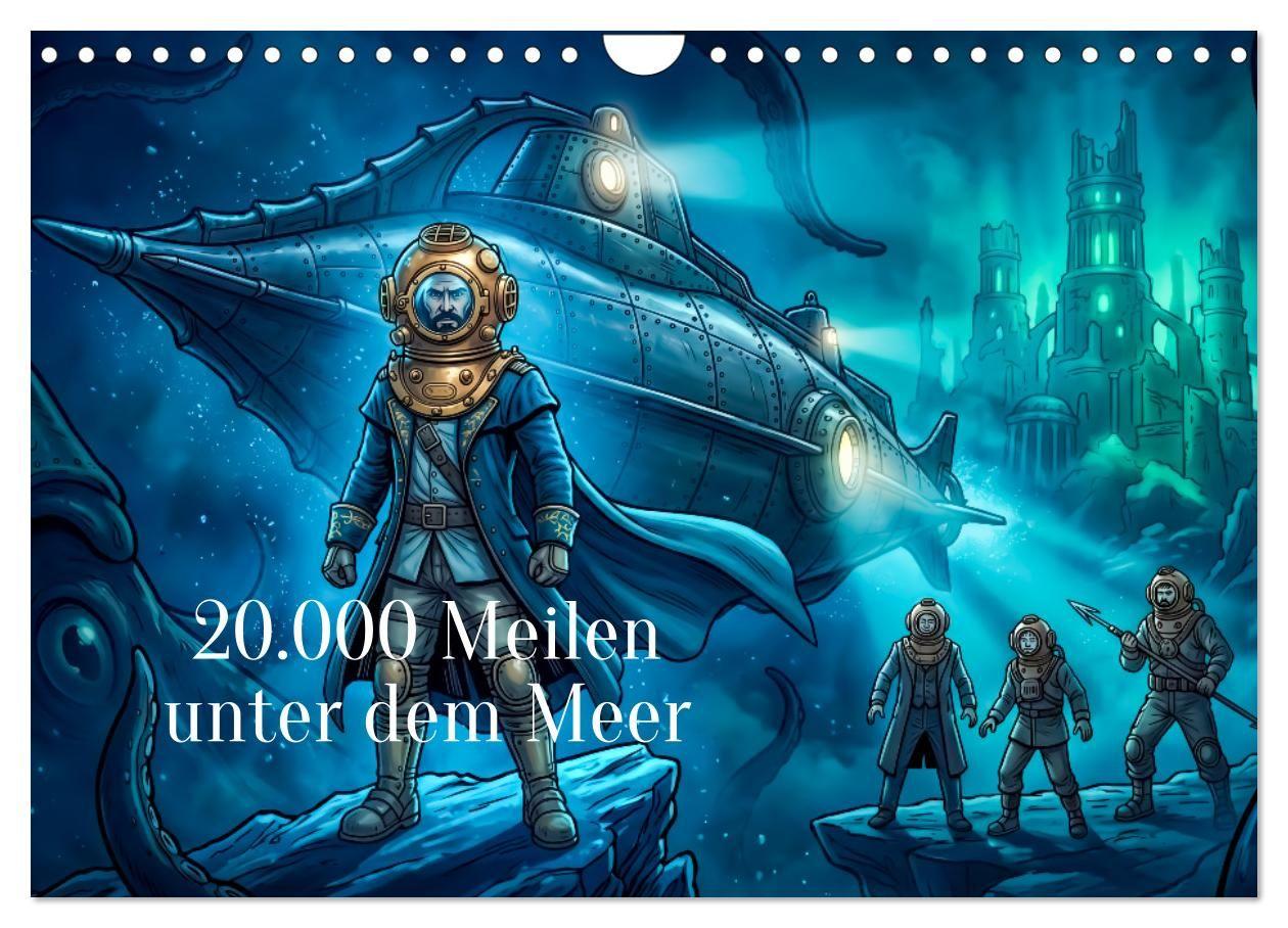 20.000 Meilen unter dem Meer (Wandkalender 2027 DIN A4 quer) CALVENDO Monatskalender