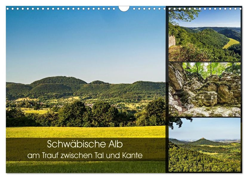 Schwäbische Alb - am Trauf zwischen Tal und Kante (Wandkalender 2027 DIN A3 quer) CALVENDO Monatskalender