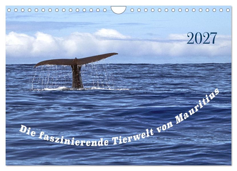 Faszinierende Tierwelt von Mauritius - Magische Momente der Natur (Wandkalender 2027 DIN A4 quer) CALVENDO Monatskalender