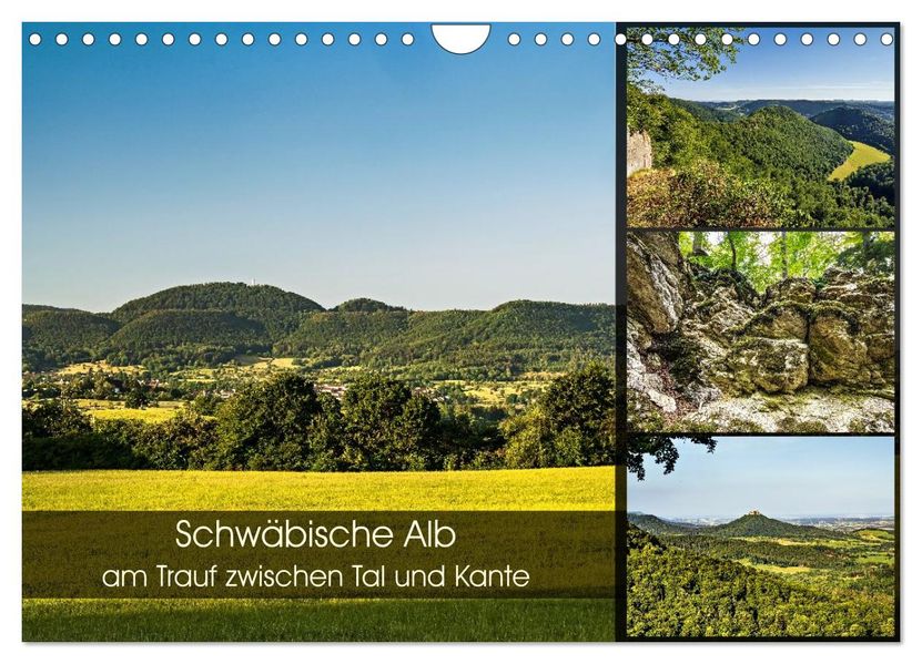 Schwäbische Alb - am Trauf zwischen Tal und Kante (Wandkalender 2027 DIN A4 quer) CALVENDO Monatskalender