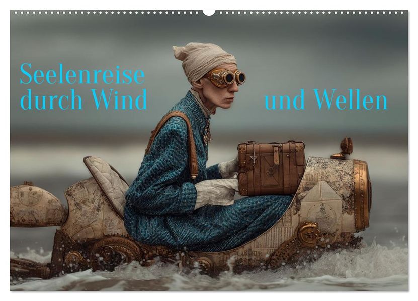 Seelenreise durch Wind und Wellen (Wandkalender 2027 DIN A2 quer) CALVENDO Monatskalender