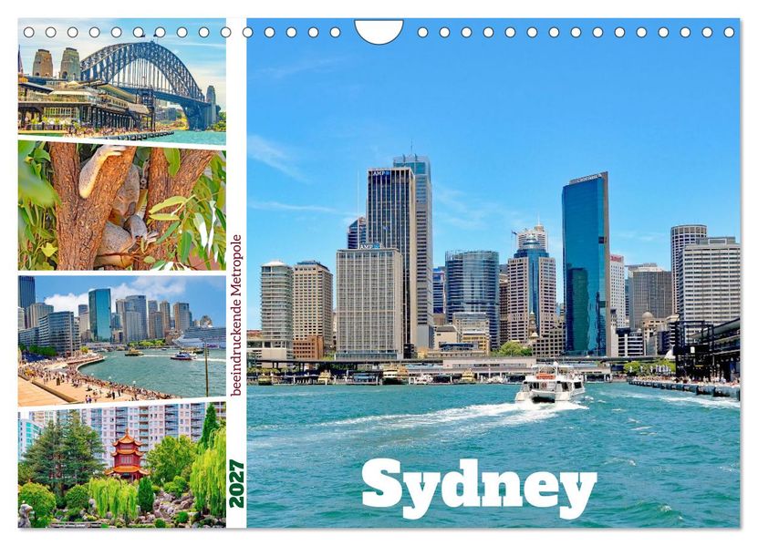 Sydney - beeindruckende Metropole (Wandkalender 2027 DIN A4 quer) CALVENDO Monatskalender