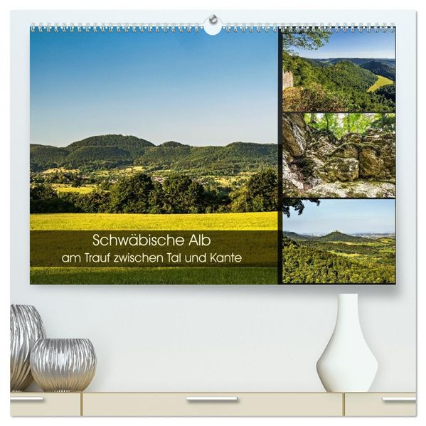 Schwäbische Alb - am Trauf zwischen Tal und Kante (hochwertiger Premium Wandkalender 2027 DIN A2 quer) Kunstdruck in Hochglanz