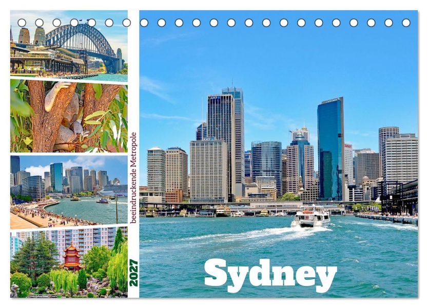 Sydney - beeindruckende Metropole (Tischkalender 2027 DIN A5 quer) CALVENDO Monatskalender