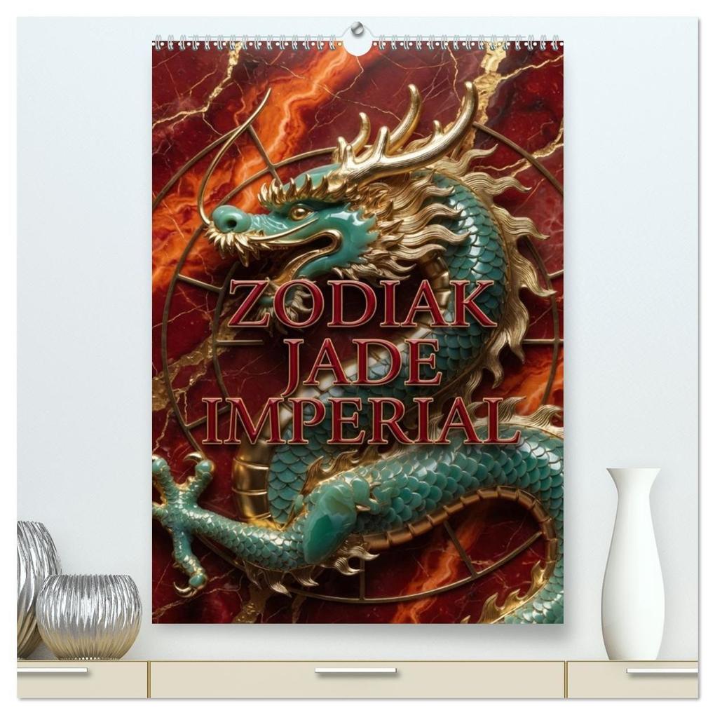 ZODIAK JADE IMPERIAL (hochwertiger Premium Wandkalender 2027 DIN A2 hoch) Kunstdruck in Hochglanz
