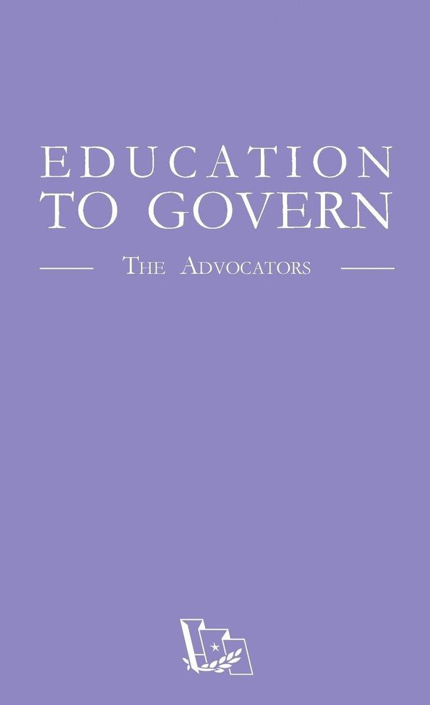 Education to Govern