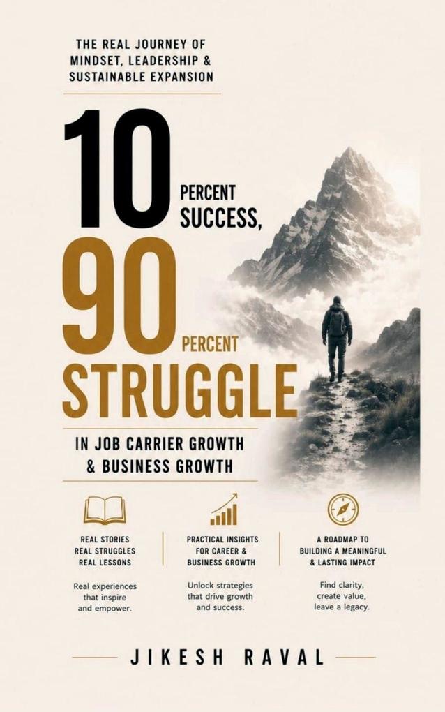 10 PERCENT SUCCESS 90 PERCENT STRUGGLE