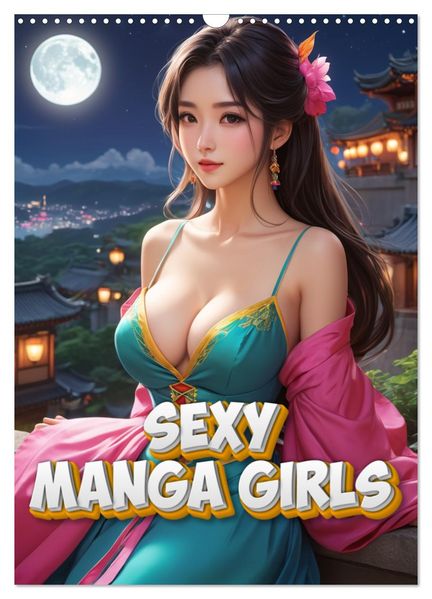 Sexy Manga Girls (Wandkalender 2027 DIN A3 hoch) CALVENDO Monatskalender