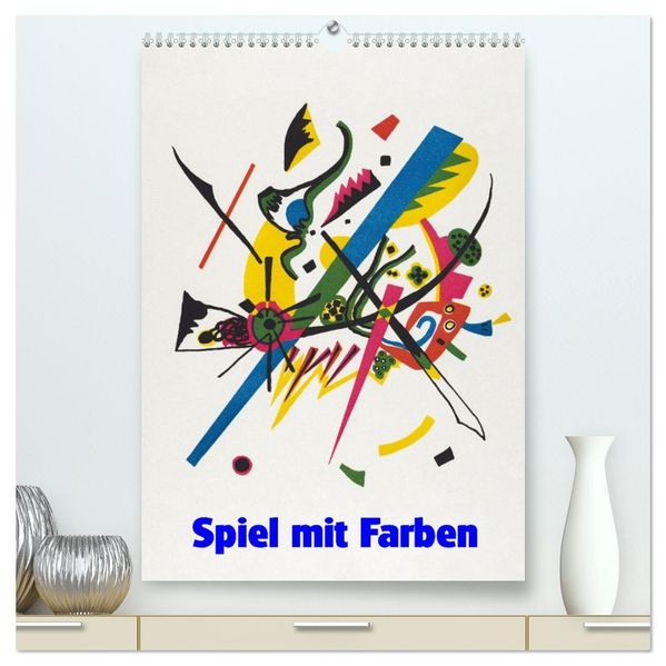 Spiel mit Farben (hochwertiger Premium Wandkalender 2027 DIN A2 hoch) Kunstdruck in Hochglanz