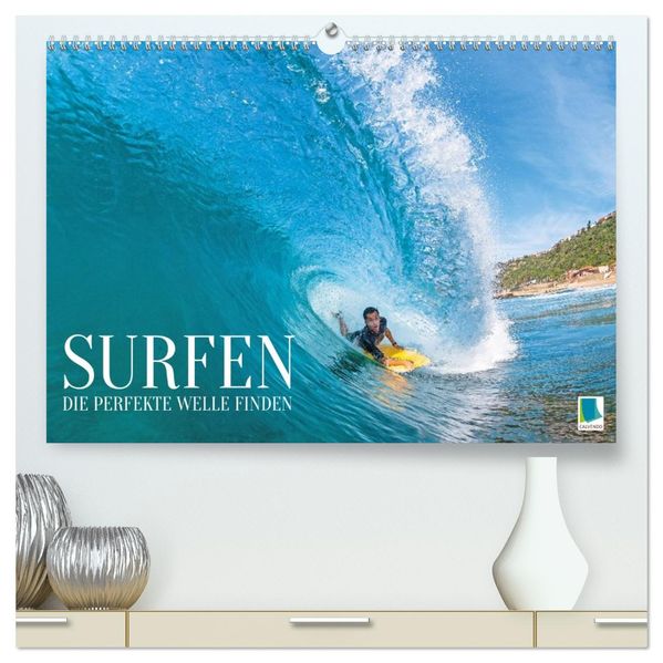 Surfen: Die perfekte Welle finden - Edition Funsport (hochwertiger Premium Wandkalender 2027 DIN A2 quer) Kunstdruck in Hochglanz