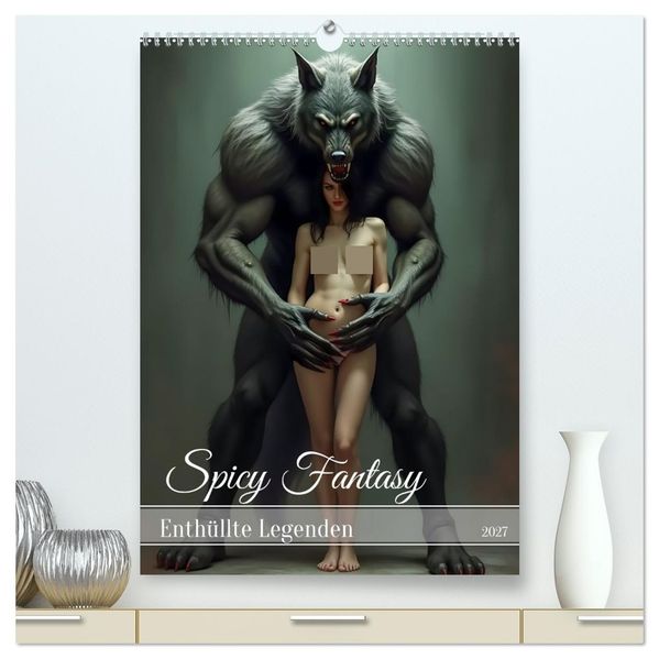 Spicy Fantasy - Enthüllte Legenden (hochwertiger Premium Wandkalender 2027 DIN A2 hoch) Kunstdruck in Hochglanz