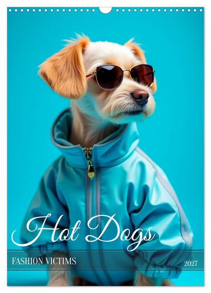 Hot Dogs - Fashion Victims (Wandkalender 2027 DIN A3 hoch) CALVENDO Monatskalender