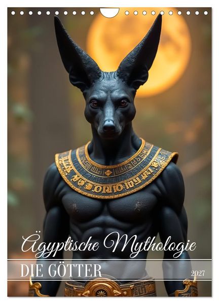 Ägyptische Mythologie - Götter Helden und Monster (Wandkalender 2027 DIN A4 hoch) CALVENDO Monatskalender