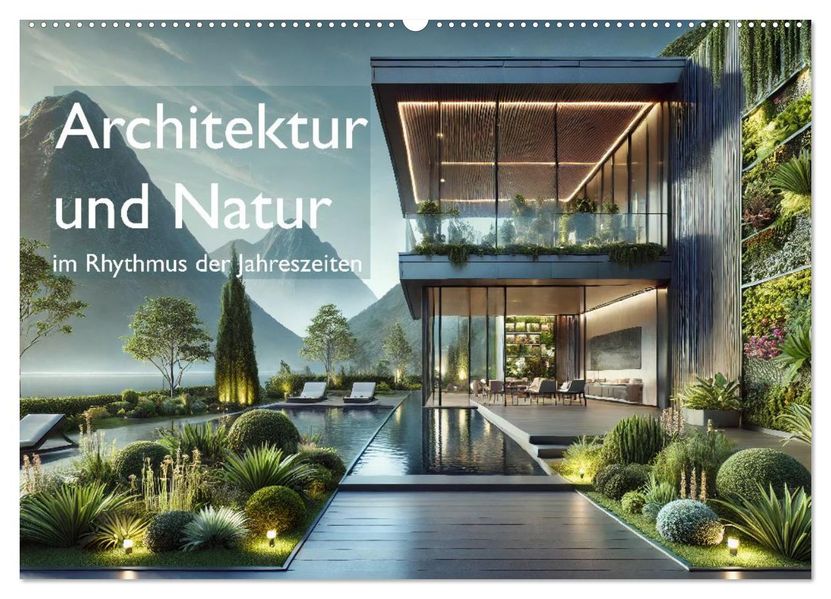 Architektur und Natur im Rhythmus der Jahreszeiten (Wandkalender 2027 DIN A2 quer) CALVENDO Monatskalender