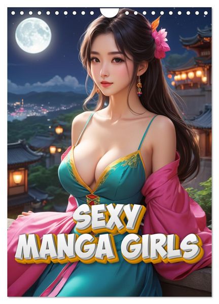 Sexy Manga Girls (Wandkalender 2027 DIN A4 hoch) CALVENDO Monatskalender