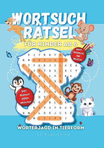 Wortsuchrätsel für Kinder ab 6