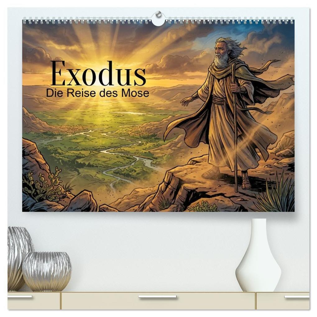 Exodus - Die Reise des Mose (hochwertiger Premium Wandkalender 2027 DIN A2 quer) Kunstdruck in Hochglanz