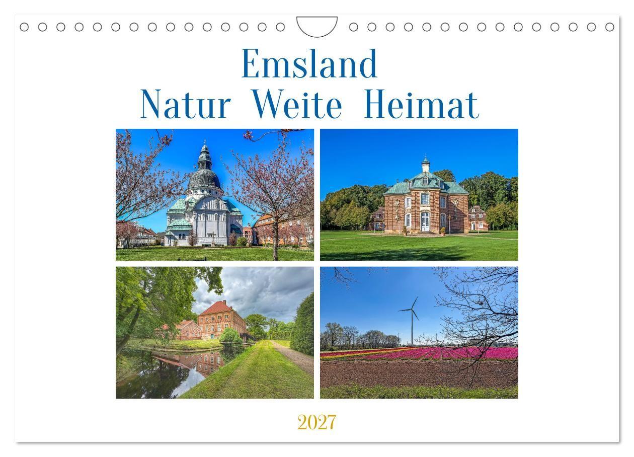 Emsland - Natur Weite Heimat (Wandkalender 2027 DIN A4 quer) CALVENDO Monatskalender