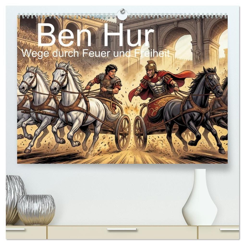 Ben Hur - Wege durch Feuer und Freiheit (hochwertiger Premium Wandkalender 2027 DIN A2 quer) Kunstdruck in Hochglanz