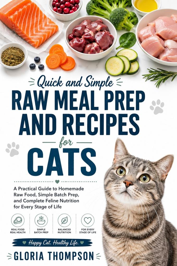Quick and Simple Raw Meal Prep and Recipes for Cats
