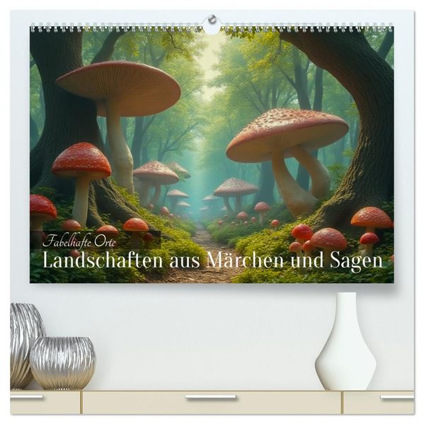 Fabelhafte Orte - Landschaften aus Märchen und Sagen (hochwertiger Premium Wandkalender 2027 DIN A2 quer) Kunstdruck in Hochglanz