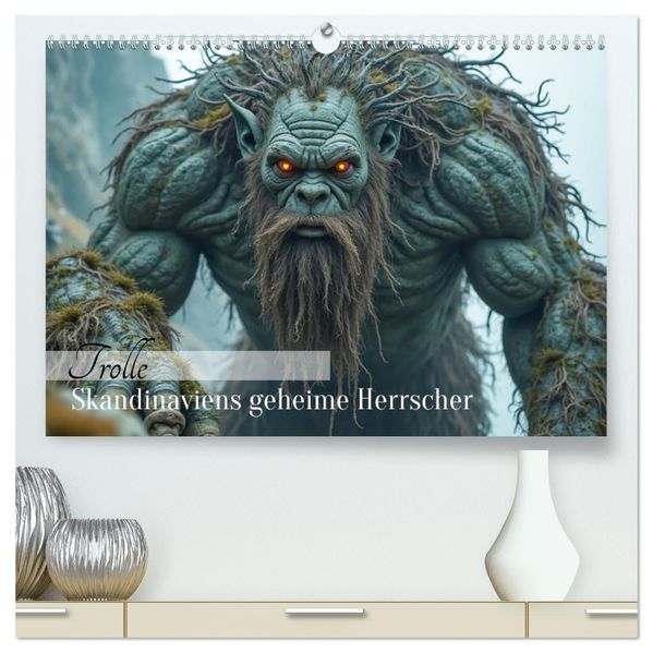Trolle - Skandinaviens geheime Herrscher (hochwertiger Premium Wandkalender 2027 DIN A2 quer) Kunstdruck in Hochglanz