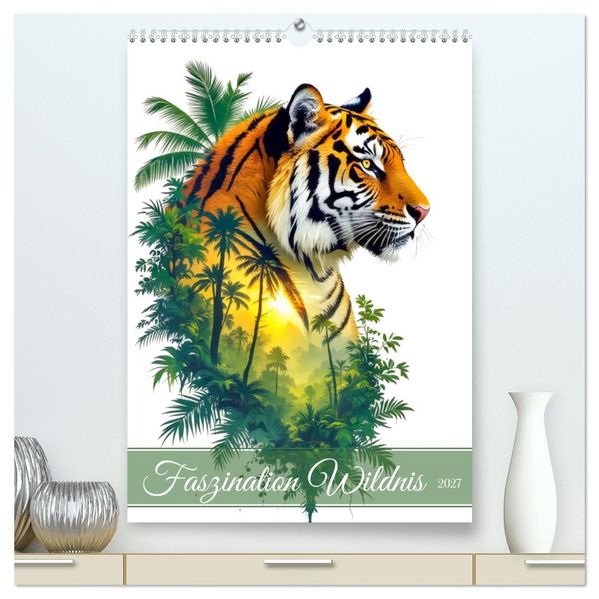 Im Bann der Wildnis (hochwertiger Premium Wandkalender 2027 DIN A2 hoch) Kunstdruck in Hochglanz