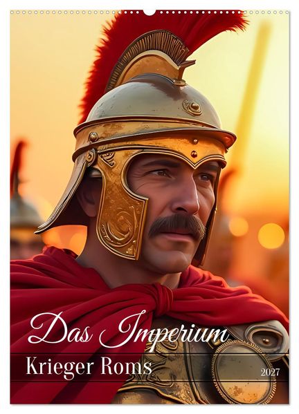 Das Imperium - Krieger Roms (Wandkalender 2027 DIN A2 hoch) CALVENDO Monatskalender