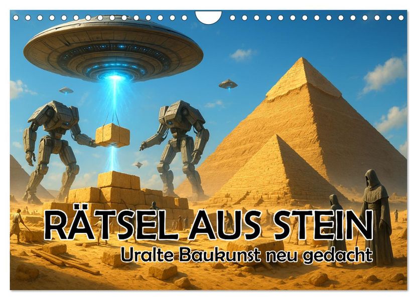Rätsel aus Stein - Uralte Baukunst neu gedacht (Wandkalender 2027 DIN A4 quer) CALVENDO Monatskalender