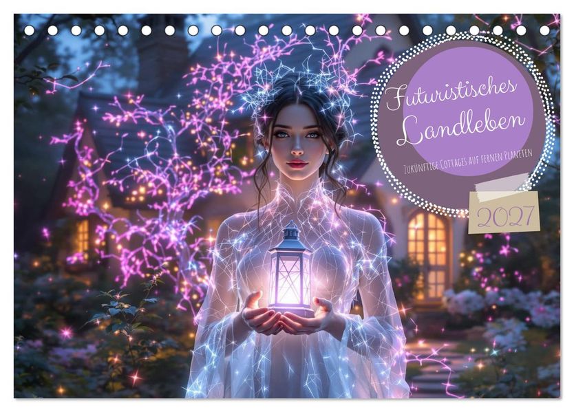 Futuristisches Landleben (Tischkalender 2027 DIN A5 quer) CALVENDO Monatskalender