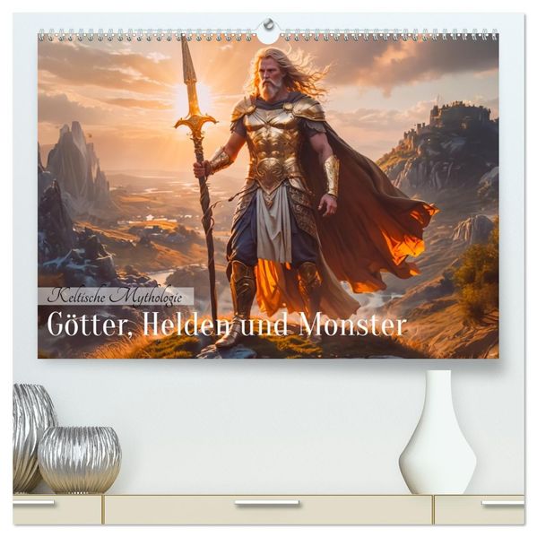 Keltische Mythologie - Götter Helden und Monster (hochwertiger Premium Wandkalender 2027 DIN A2 quer) Kunstdruck in Hochglanz