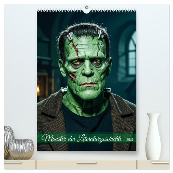 Monster der Literaturgeschichte (hochwertiger Premium Wandkalender 2027 DIN A2 hoch) Kunstdruck in Hochglanz