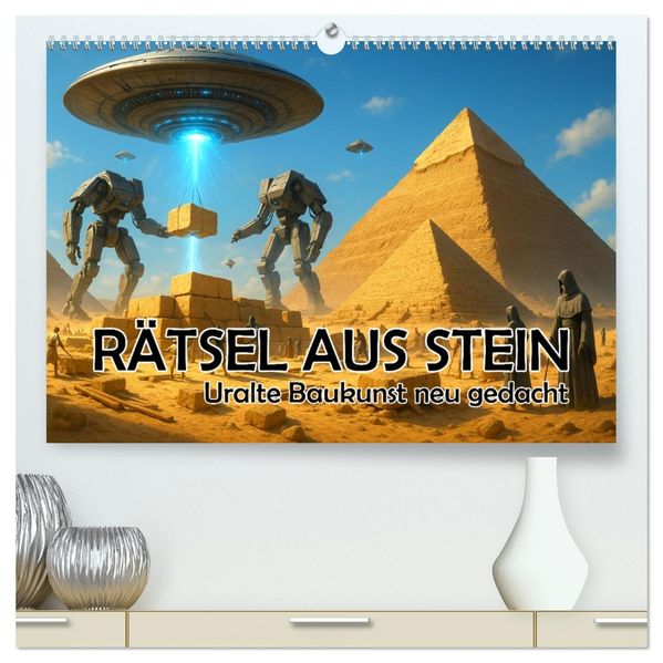 Rätsel aus Stein - Uralte Baukunst neu gedacht (hochwertiger Premium Wandkalender 2027 DIN A2 quer) Kunstdruck in Hochglanz