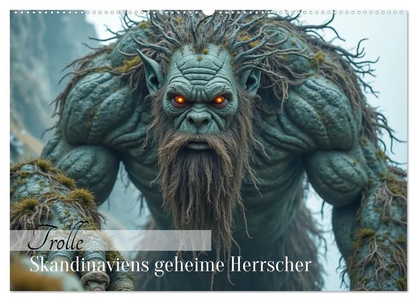 Trolle - Skandinaviens geheime Herrscher (Wandkalender 2027 DIN A2 quer) CALVENDO Monatskalender