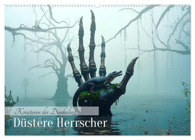 Kreaturen der Dunkelheit - Düstere Herrscher (Wandkalender 2027 DIN A2 quer) CALVENDO Monatskalender