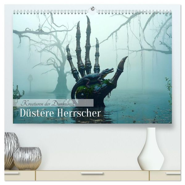 Kreaturen der Dunkelheit - Düstere Herrscher (hochwertiger Premium Wandkalender 2027 DIN A2 quer) Kunstdruck in Hochglanz