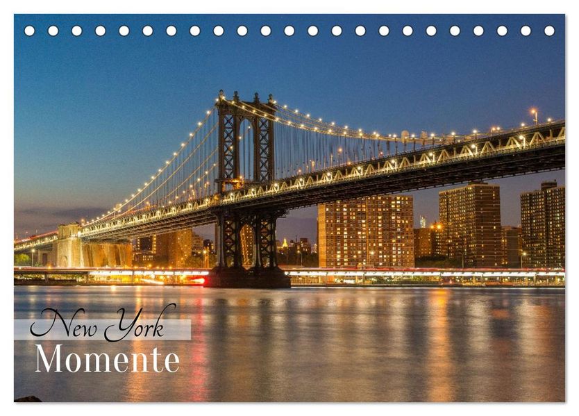 New York - Momente (Tischkalender 2027 DIN A5 quer) CALVENDO Monatskalender