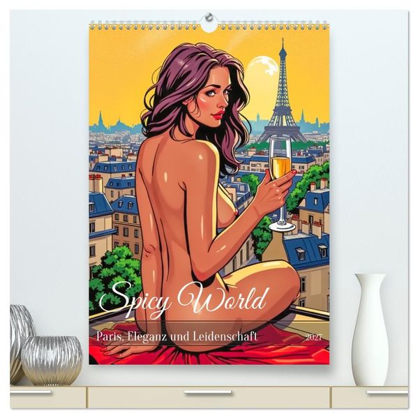Spicy World - Paris Eleganz und Leidenschaft (hochwertiger Premium Wandkalender 2027 DIN A2 hoch) Kunstdruck in Hochglanz