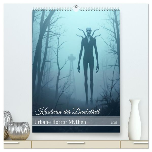 Kreaturen der Dunkelheit - Urbane Horror Mythen (hochwertiger Premium Wandkalender 2027 DIN A2 hoch) Kunstdruck in Hochglanz