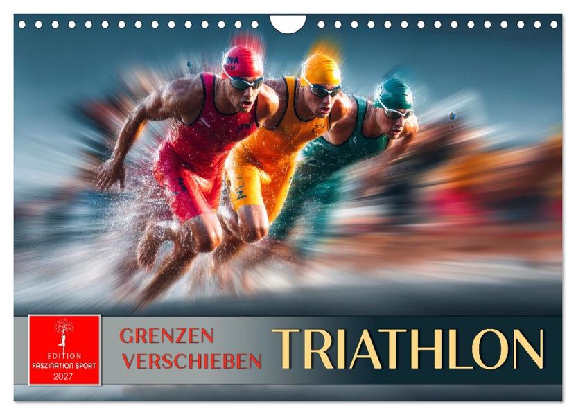 Triathlon - Grenzen verschieben (Wandkalender 2027 DIN A4 quer) CALVENDO Monatskalender