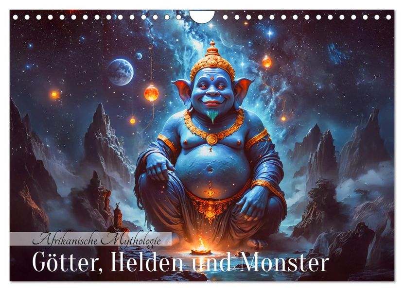 Afrikanische Mythologie - Götter Helden und Monster (Wandkalender 2027 DIN A4 quer) CALVENDO Monatskalender