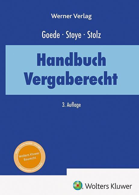 Handbuch des Vergaberechts