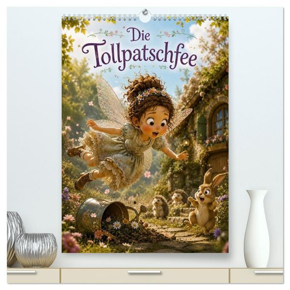 Die Tollpatschfee (hochwertiger Premium Wandkalender 2027 DIN A2 hoch) Kunstdruck in Hochglanz