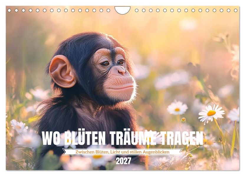 Wo Blüten Träume tragen (Wandkalender 2027 DIN A4 quer) CALVENDO Monatskalender