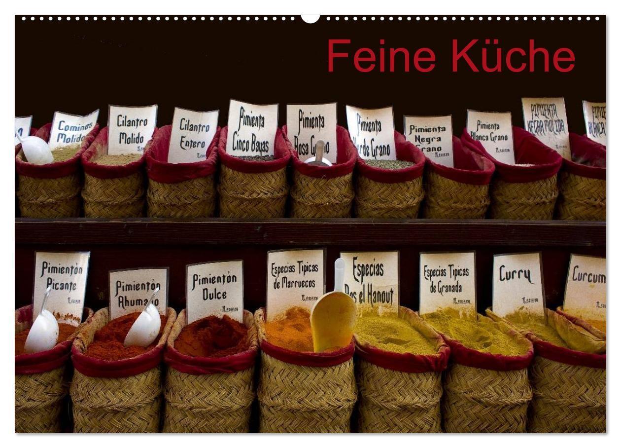 Feine Küche (Wandkalender 2027 DIN A2 quer) CALVENDO Monatskalender